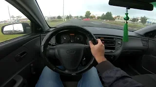 2006 KIA Rio POV Test Drive