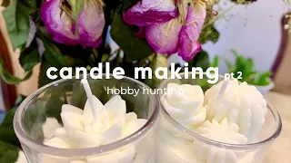 DIY SOY WAX CANDLES pt 2 | Hobby Hunting - Catherine Chen