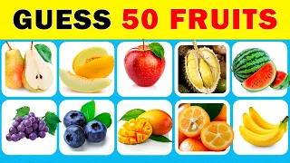 ▶️Guess the Fruit in 3 Seconds 🍌🍑🍒 | 50 Different Types of Fruit | Easy to Impossible