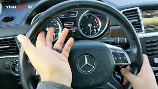 Mercedes Benz GL and GLS Class X166 Secret Menu on Cluster