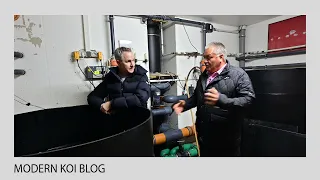 Modern Koi Blog #5079 - Eine Diskussion mit Micha über Filter im Keller