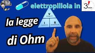 La legge di Ohm in 3 minuti, tensione corrente e resistenza elettrica, formule, triangolo di Ohm