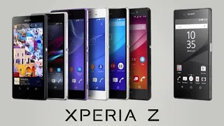 Эволюция телефонов линейки Sony Xperia Z (2013 - 2015)