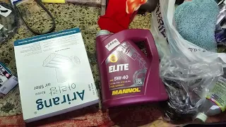 MANNOL Elite 5W-40  - после пробега в 9000 тыс. км.