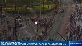 New York celebrates Women's World Cup champs at ticker-tape parade