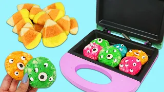How to Make Googly Eyes Monster Cookies & Candy Corn Cookies | Fun & Easy DIY Halloween Desserts!
