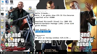 GTA IV FixSecurom reported error #2000