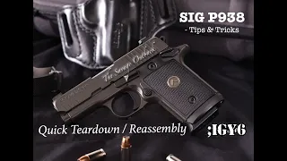 Sig Sauer P938 Teardown / Reassembly - The Savage Outback