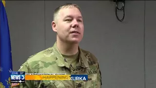 Army National Guard soldiers deploy for the Middle East