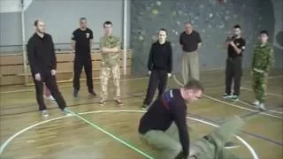 Training reaction in Russian martial art. Работа на реакцию в рукопашном бою.