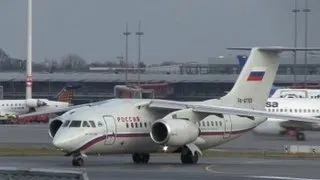 ᴴᴰ ✈ Antonov AN-148 Rossiya - Takeoff @ Hamburg