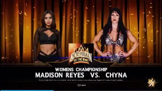 WWE King and Queen of The Ring| Madison Reyes vs Chyna: Women's championship match WWE2K24