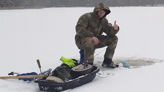 Открытие твёрдой воды. Первый лёд. Рыбалка 21-22