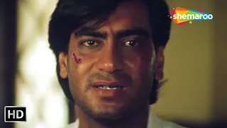 जज साहब ! मैं बिलकुल निर्दोष हूँ | Ajay Devgan, Kajol, Amrish Puri | SCENE (HD)