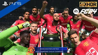 (PS5) UCL 23-24 | Real Madrid vs Man United 1-3 | Dream Final UCL 2023-24 | FC 24 [4K HDR 60FPS]