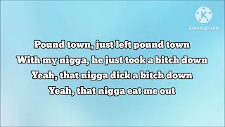 Sexyy Red x Nicki Minaj - Pound Town 2 (Lyric Letra)