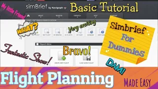 Msfs2020 Simbrief The easy way! Ifr Flight planning Basic tutorial ! Creating flight plan to import