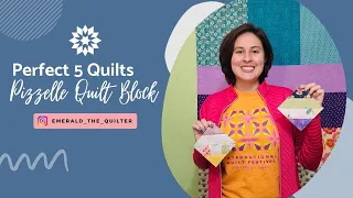 Make a SCRAPPY Quilt with me! Perfect 5 Quilts: TWO ways to make HSTs for the Pizzelle Quilt Block 🧵