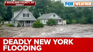 1 Woman Killed After Historic Flooding In NY State; State Of Emergency Declared For Orange County