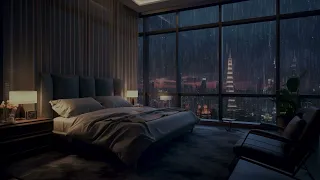 Rain Sounds on the Window for Sleep - Relaxing Sleep Music - Soft Rain sleep - Deep Sleeping Music