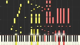 [Piano Four Hands] Theme from LUPIN The Third '80 (Jazz) [Synthesia tutorial]