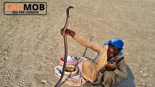 Walking Clifton Beach in Karachi Pakistan [cobra snake 🐍 show] کراچی پاکستان