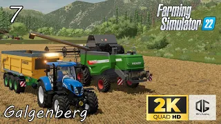 Wrapping & Baling/Harvest contract & Our first Wheat Harvest! Timelapse l FS22 Galgenberg #ep7