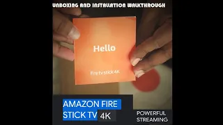 How to use Amazon Fire TV Stick 4K (2022)Streaming⚡Walkthrough Installation and Unboxing