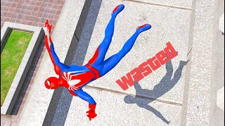 Spiderman vs Hulk GTA 5 Epic Wasted Jumps ep.34 (Euphoria Physics, Fails, Funny Moments)