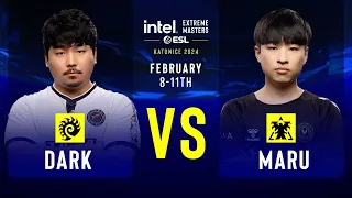 Dark vs. Maru - IEM SC2 Katowice 2024 - Group Stage