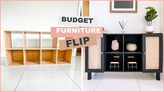 Budget Furniture Makeover | Furniture Flip | Upcycled Book Shelf Idea #SHORTS