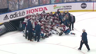 Tumble leaves Stanley Cup dented after Avalanche victory