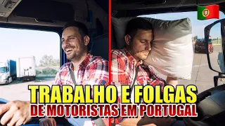 🔴 QUANTOS DIAS UM MOTORISTA EM PORTUGAL TRABALHA 🇵🇹.