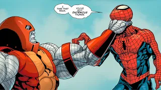 Avengers vs X Men: Colossus vs Spiderman