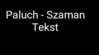 Paluch - Szaman Tekst