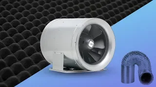 How to Quiet Inline Duct Fans | Tips for fan noise | most quiet duct fan sound grow room indoor