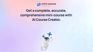 2-min. Quick Snapshot of AI Course Creator | AI-Assistant of Mini Course Generator
