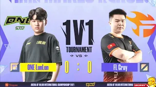 GIẢI ĐẤU SOLO 1v1 AIC 2021 _ FL Gray vs ONE LunLun ván 1 _ AIC 2021 - Ngày 26_11_2021