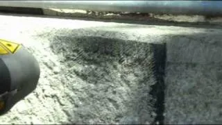 1000 Watt Laser Cleaning Historic Stone .wmv