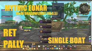 ONE BOAT Mythic Eonar SOLO (10.0.5 WoW Dragonflight) - Ret Pally - 1/26/23