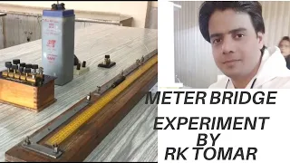 Meter bridge experiment class 12 //#meterbridge // meter bridge - resistance of a wire