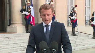 Learn French with speeches  I  Emmanuel Macron avec le Président de la République du Chili Sebastián
