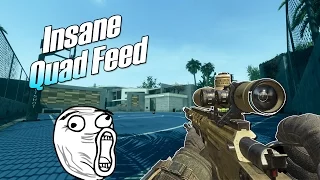 Insane Quad Feed w/Reactions! | BO2 - Envious