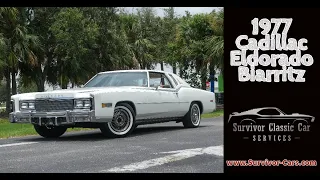 1977 Cadillac Eldorado Biarritz for sale Survivor Classic Cars 425 Cubic Inch Big Block Loaded