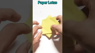 How to make paper lotus flower | origami lotus flower | শাপলা ফুল বানানো | DIY - #sorts #viral