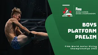 LIVE | Diving | Prelim | Boys (16-18 Years old) | Platform | World Junior Championships 2022