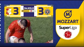 Mozzart Bet Super liga 2023/24 - 34.Kolo: NAPREDAK – PARTIZAN 3:3 (2:1)