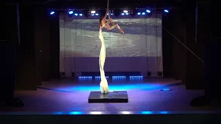 Кузьменко Ольга воздушное полотно юниоры 14 17 лет аматоры Pole Universe 2021 winter