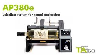 AP380e - Labeling system for round packaging