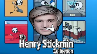 COMPLETING THE MISSIONS! - xQc Plays The Henry Stickmin Collection | xQcOW